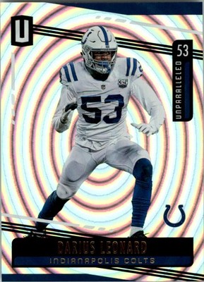 2019 Panini Unparalleled Whirl #55 Darius Leonard /129 - FB