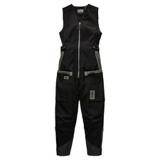 G-Star Damen Jumpsuit Straight E Sleeveless jumpsuit Tamura cavalry, Schwarz, S