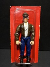 Vintage Hasbro 1980's GI Joe Red Back Dogfight Mudfighter Pilot Mint In Bubble