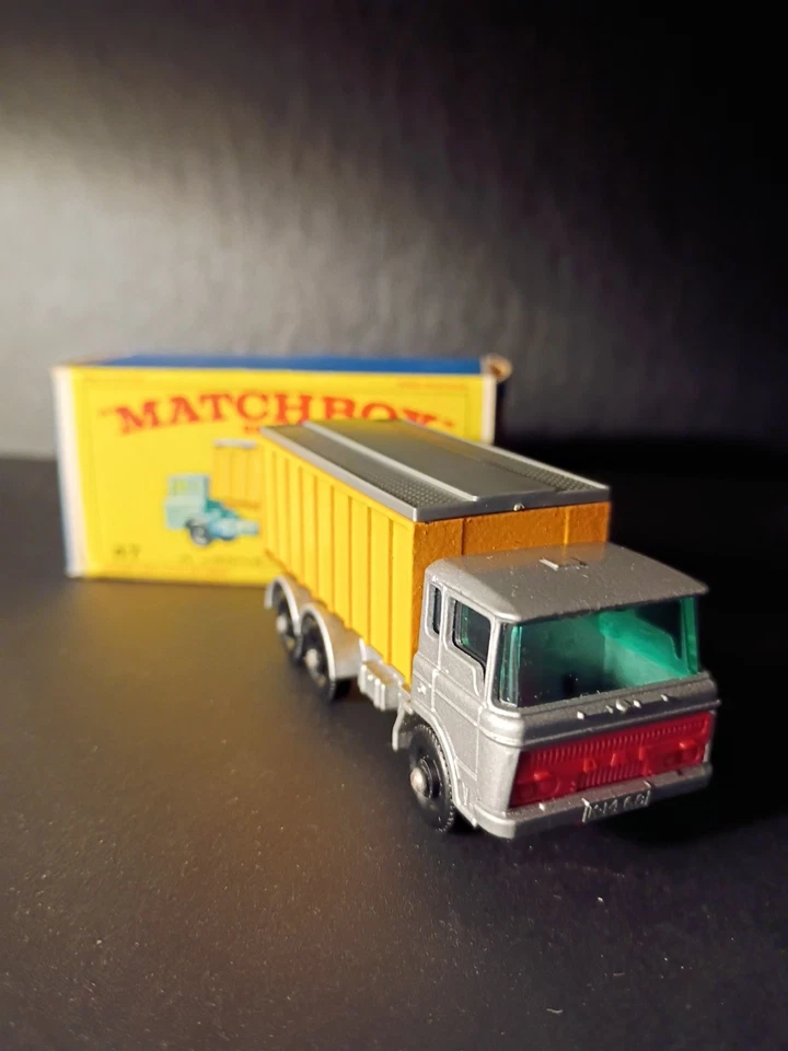 Matchbox #47C Daf Tipper Container Truck 1968 In Crisp Original E4 Box - Image 4 of 4