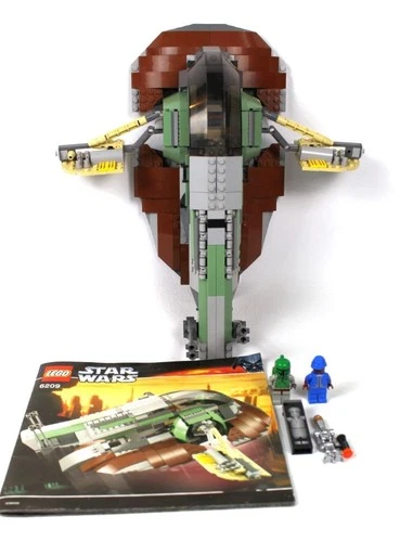 Lego Star Wars 6209 Slave 1 99% Complete 2006 Bobba Fett Han Solo Carbonite