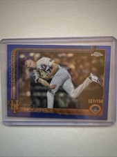 2025 Topps Chrome Update Tyler Rogers Blue Wave Refractor /150 #USC148