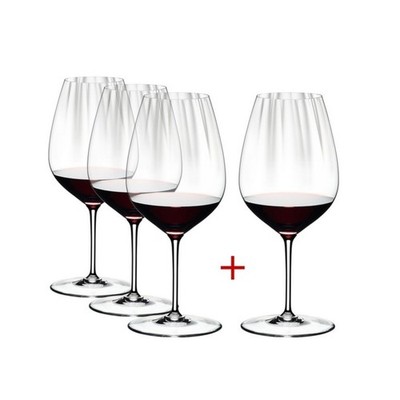 RIEDEL Performance Cabernet/Merlot Buy 3 Get 4 Wine Glass Set 4pce