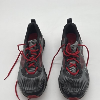 Reebok Mens Shoes Zigtech ZigKick Wild Grey Black White Red Size 11 Mens!