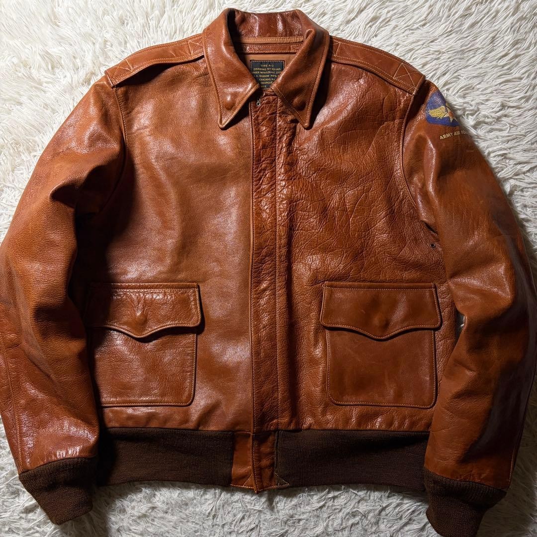 Buzz Rickson's Type A-2 Flight Jacket Horsehide B… - image 2