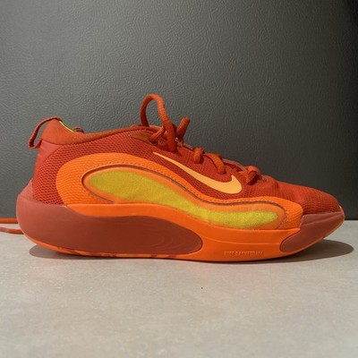 Nike IsoFly Kids Team Orange Basketball Shoes Size 4Y