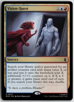 Vision Quest 237 Rare Marvel Super Heroes Magic: The Gathering Near Mint