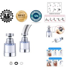 360-Degree Rotating Faucet Filter for Kitchen  Bathroom Clean Water