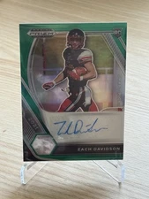 2021 Panini Prizm Draft Picks - Zach Davidson #DPA-ZAD Green Prizm (AU, RC)