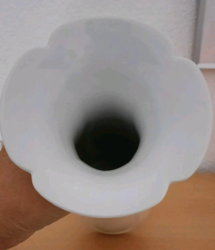 grosse  design Vase Fürstenberg Nr 1 West Germany 60s 60er weiß  ! Top Zustand  - Bild 2 von 3