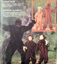 UC Vtg McCalls 7863 Sewing Pattern Gorilla Monkey BearCostume Halloween Adult