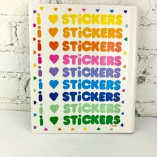 Vintage 80 s I Love Stickers Binder