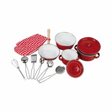 Legler small foot Kochgeschirr rot ab 3 Jahre 8964