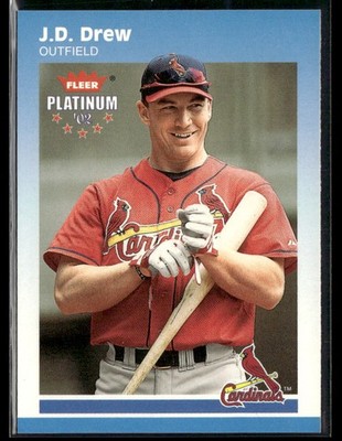 2002 Fleer Platinum #170 J.D. Drew  4001M