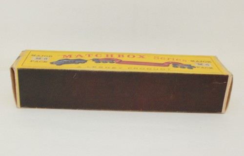 my1076, Alte Box Matchbox Lesney Major Pack M6 60er Ja. Leer Schachtel empty box - Picture 6 of 17