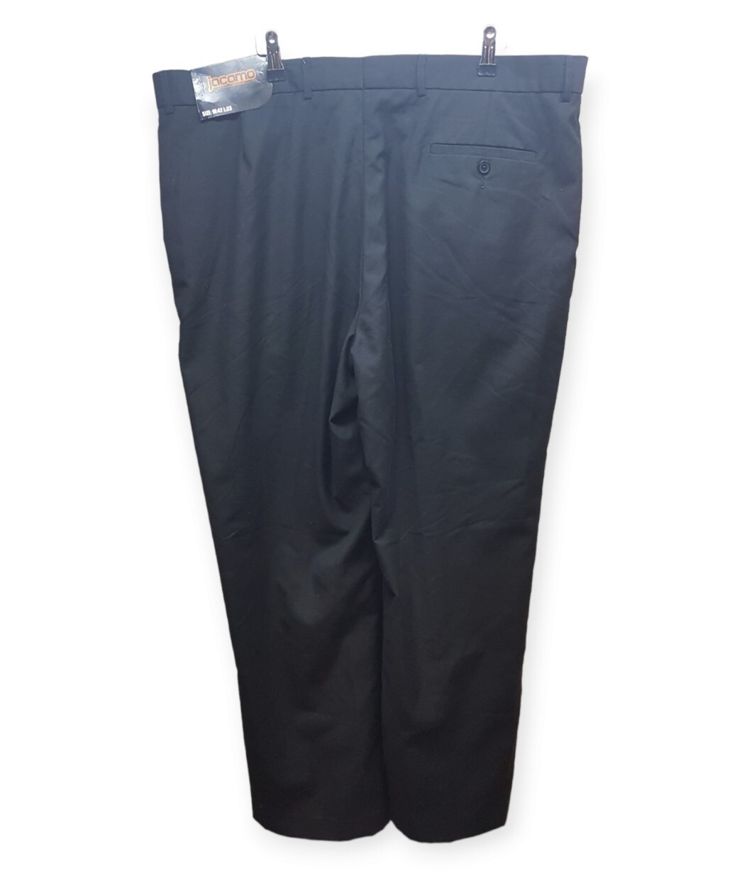 Jacamo Men's Black Straight Dress Pants W 42 L 33 eBay