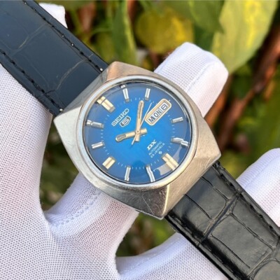 Rare Vintage Seiko 5 DX Diamond Cut Crystal Automatic Japan