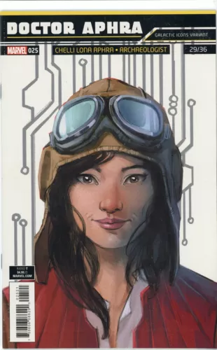 2018 Dec Marvel Star Wars Doctor Aphra #25 Galactic Icon Cover (29/36) Near Mint