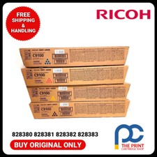 New & Original  Ricoh Savin Lanier C9100 CMYK Toner Set 828380 828381 828382 828