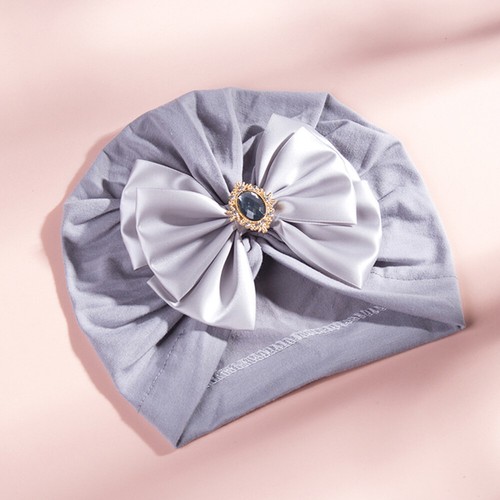 Cofano Neonato Bowknot Fascia Per Capelli Morbido Turbante Indiano H& ▼ - Afbeelding 10 van 23