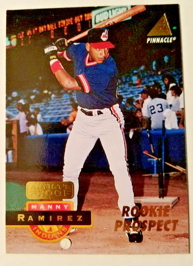 MANNY RAMIREZ 1994 PINNACLE  # 244  🔥 ARTIST PROOF - SSP!!!