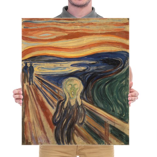 Canvas Print Painting Repro The Scream Edward Munch Wall Art Home Decor Abstract - Picture 7 of 9