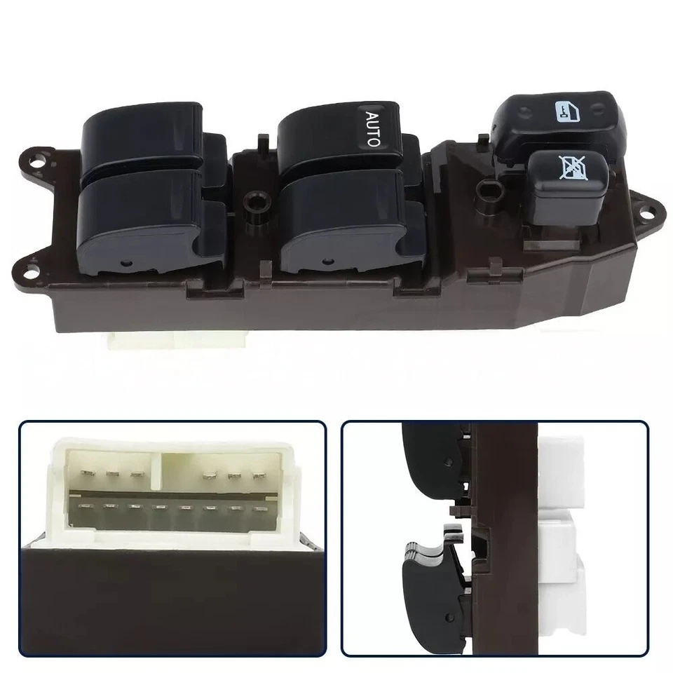 Power Window Master Switch 84820-60130 For 1998-2007 Toyota Land Cruiser 100 105 Foto 2 de 4