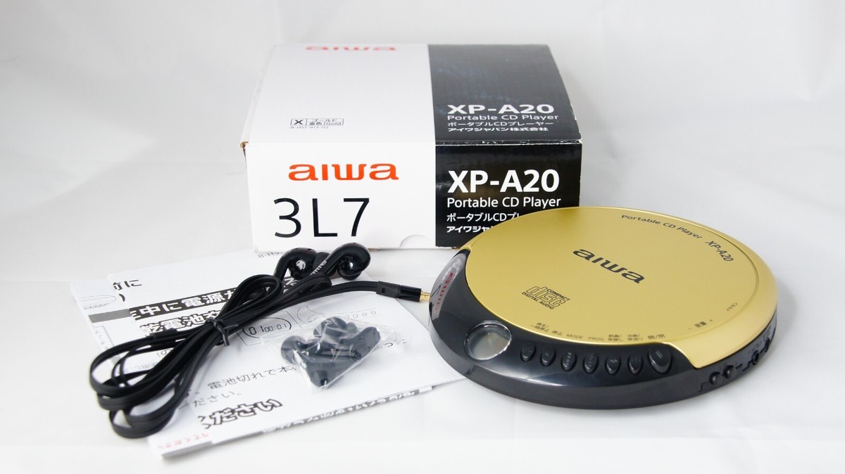 希少 ！新品未使用 Aiwa ポータブルCDプレーヤー XP-A20 ゴールド aiwa Portable CD Player XP-A20 2020 Gold | eBay