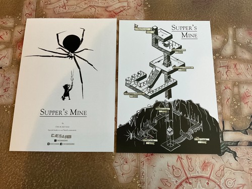 OSRIC OSR rpg Caesar Ink SUPPER'S MINE nuevo juego de rol de fantasía - Imagen 2 de 3
