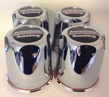 4 American Racing 3.27 Chrome Push Thru Wheel Center Caps 1327000