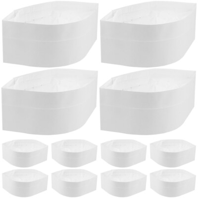 20PCS Chef Cooking Cap Chef Hat Restaurant Beanie Catering Hats Kitchen Baking
