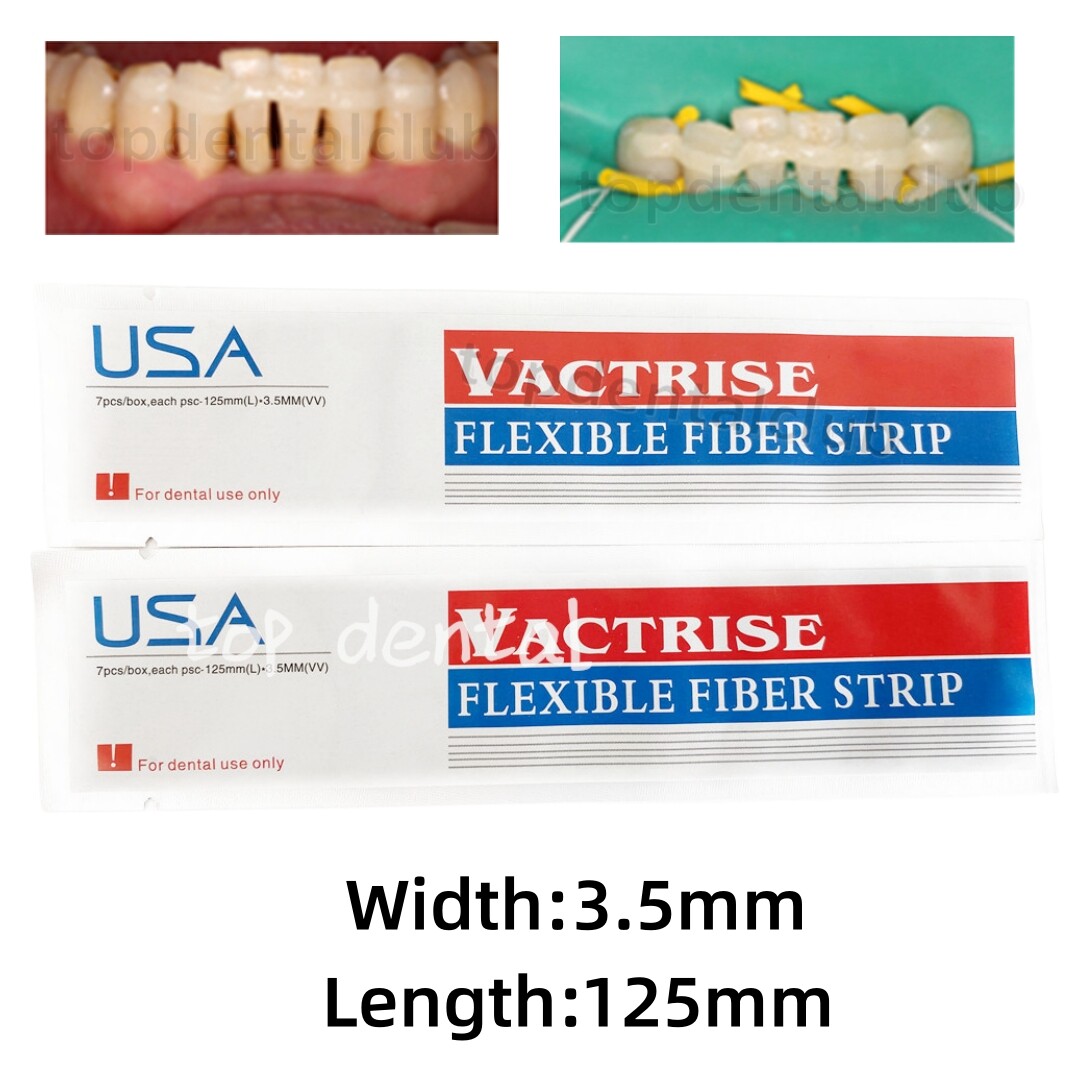 Dental Glass Fiber Splint Retainer 3.5mm Light Cure Composite Resin