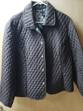 Womens Jacket Size 16 W Brown Snap Closure