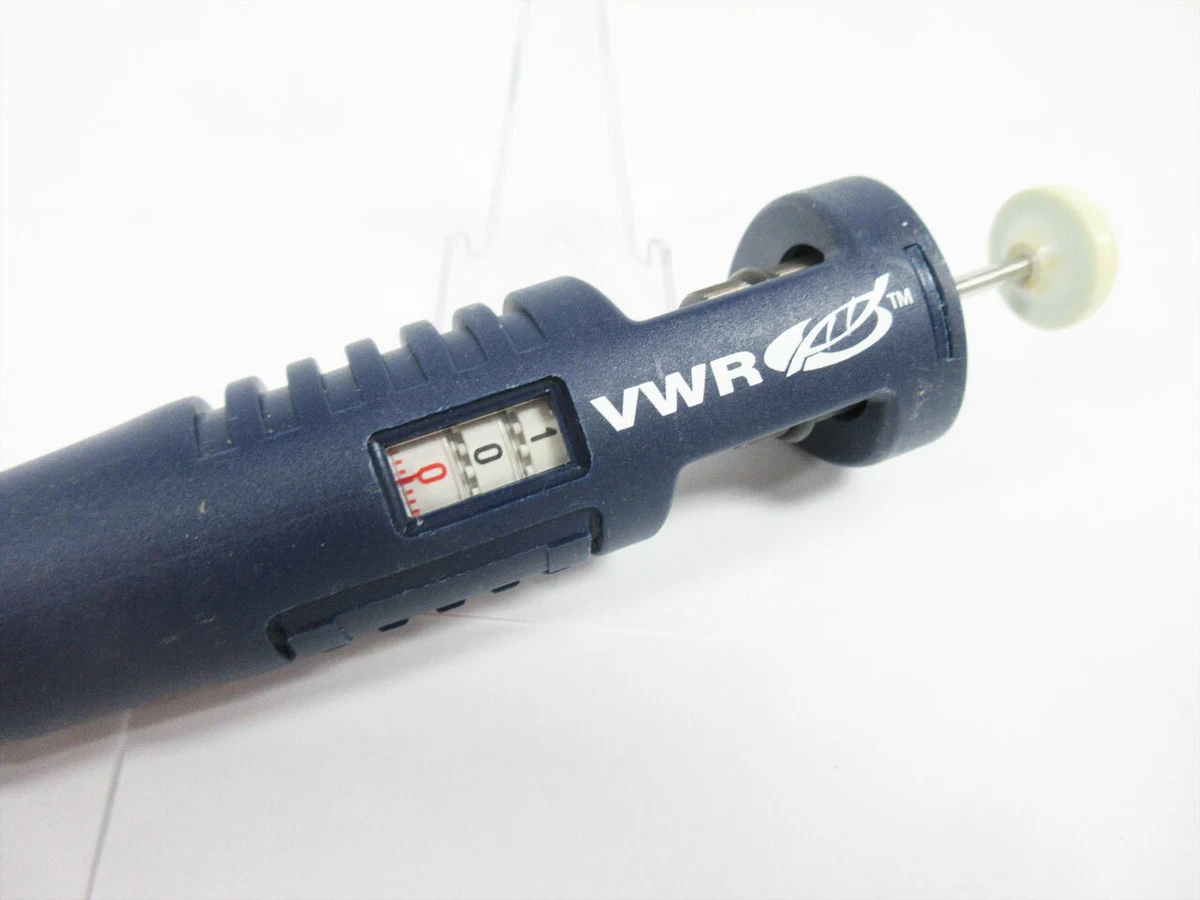 VWR PIPETTE PIPET 10 100 UL ADJUSTABLE SINGLE CHANNEL
