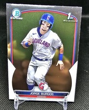 2023 Bowman Chrome 1st Prospect #BCP-98 Jorge Burgos Rookie Cleveland Guardians 