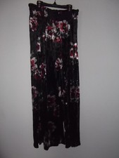 INDIGO REIN - GIRLS - PANTS - BLACK FLORAL - SIZE SMALL   AC-28-112 