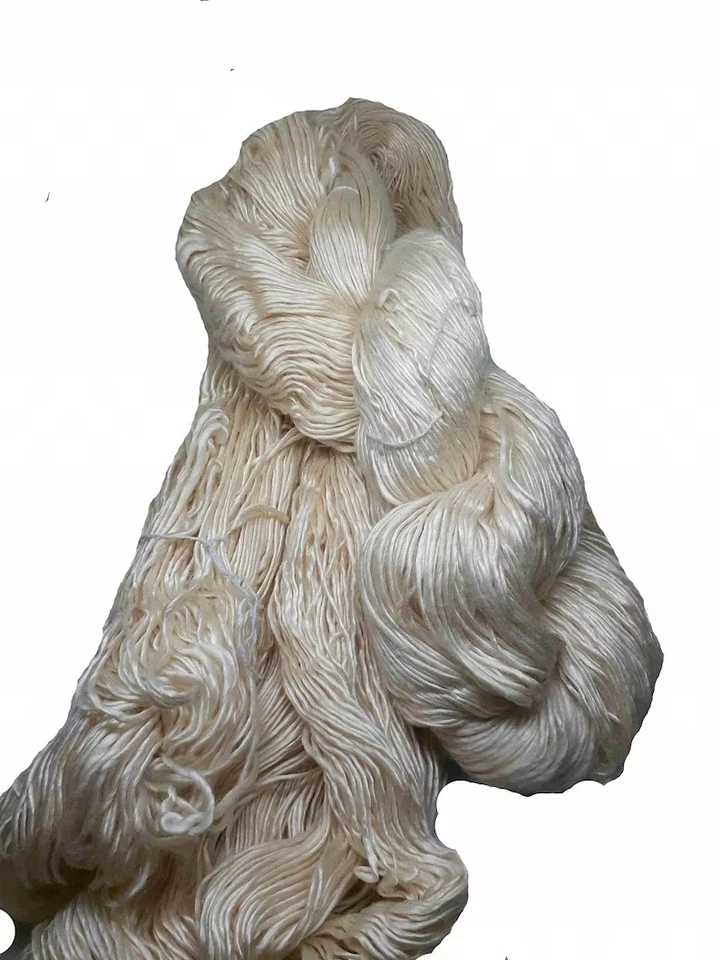 HILO DE SEDA ANAMIKA Hilo de seda morera pura sin teñir individuales 500 yardas por 100 gramos Foto 4 de 4