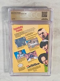 The Three Stooges Nintendo Entertainment System (NES) 9.8 A+ CGC Top of Pop New