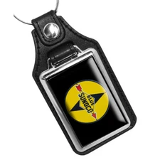 Blue Sunoco Gasline Vintage Design Faux Leather Key Ring 