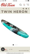 old town heron twin kayak