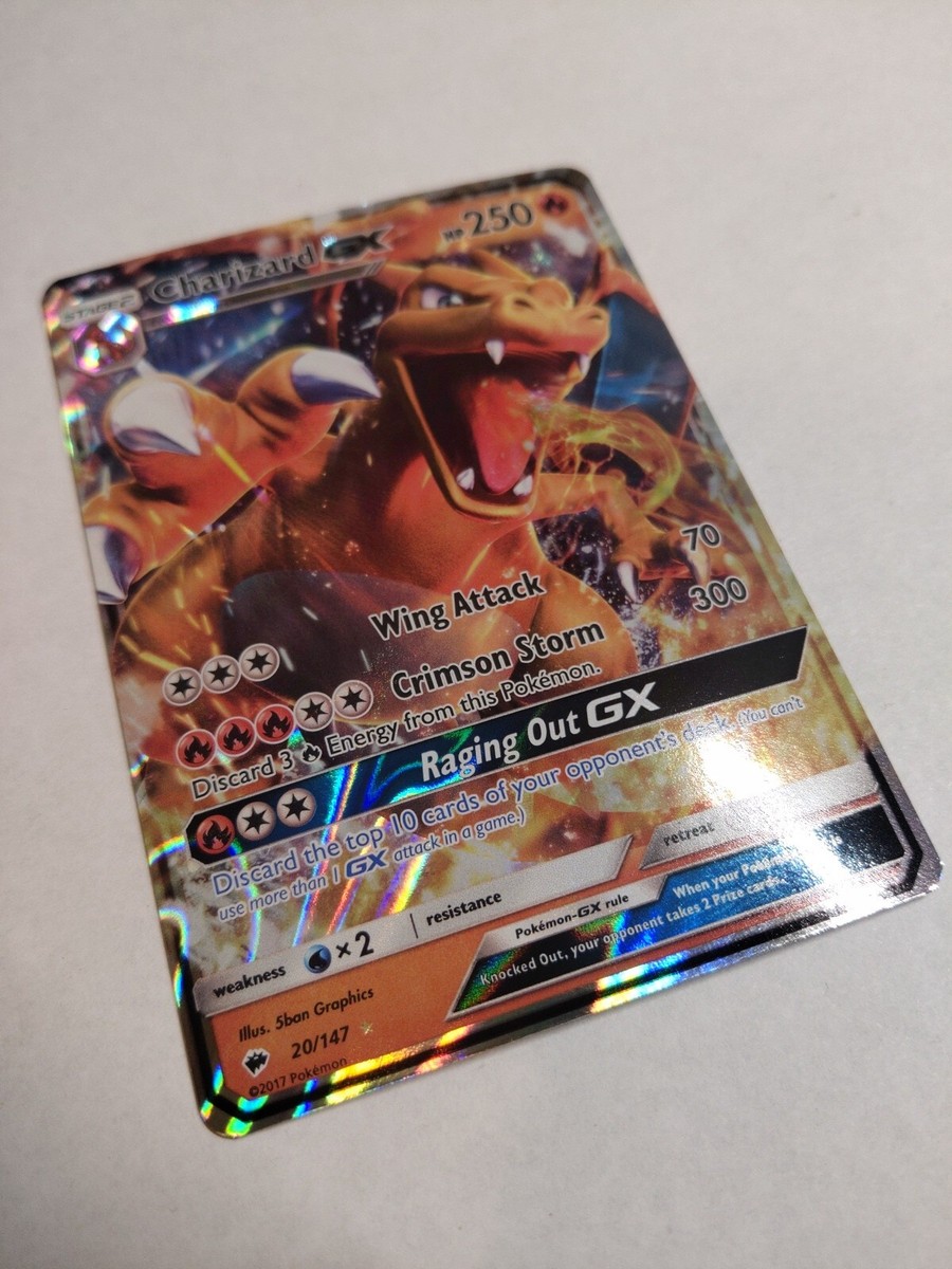 Charizard GX 20/147 - SM: Burning Shadows - Ultra Rare Holo Pokemon Card NM