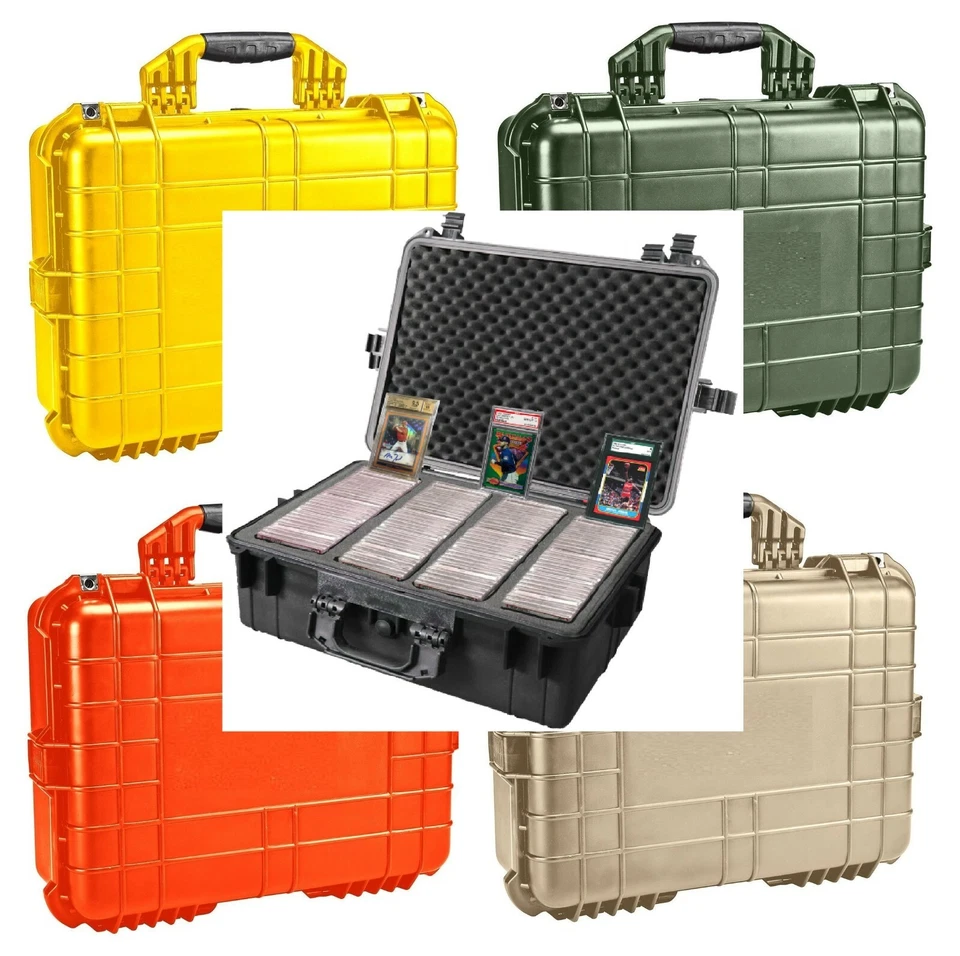 EXTRA LARGE XL TAN STORAGE BOX TRAVEL CASE PSA/BGS GRADED CARD SLABS TCG/Pokemon - Image 3 of 4