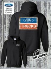 FORD Trucks Vintage Sign 2-Sided Hoodie / F-150 4x4 Official Licensed Product