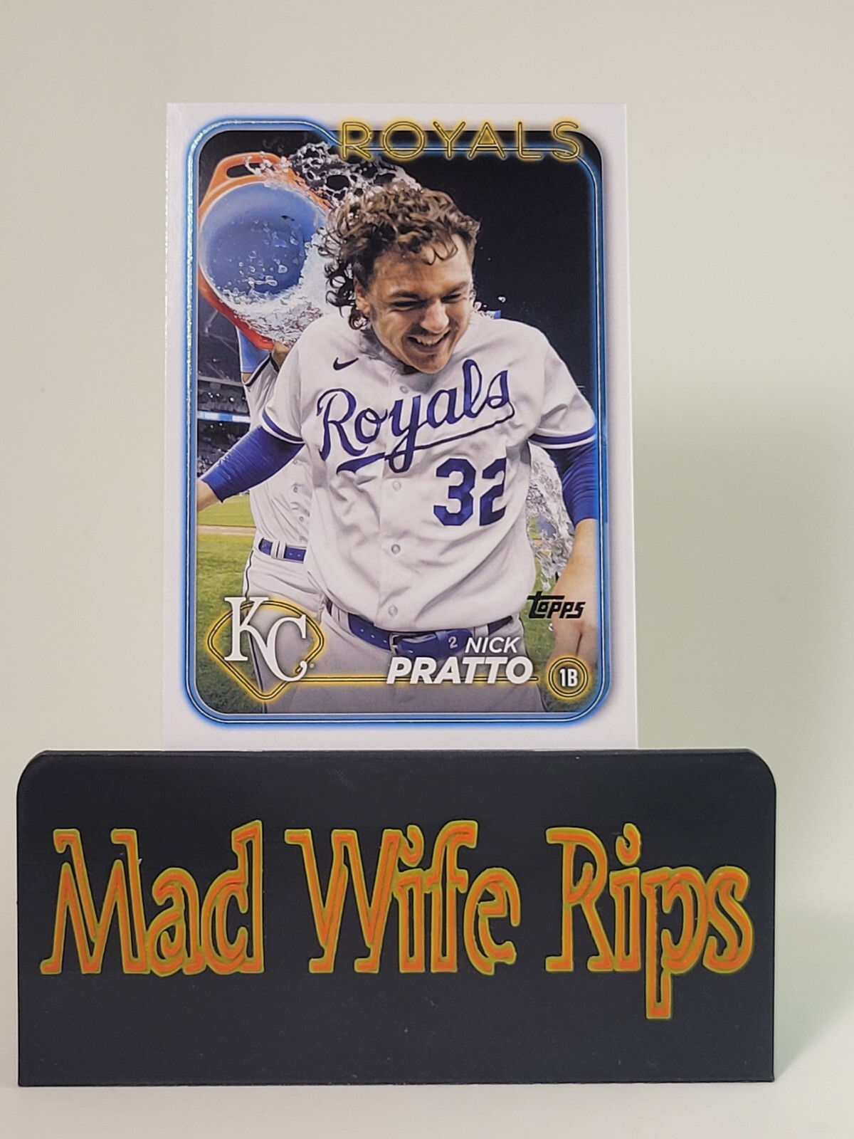 2024 Topps Series 2 NICK PRATTO Golden Mirror SSP Card #364 - Kansas City Royals
