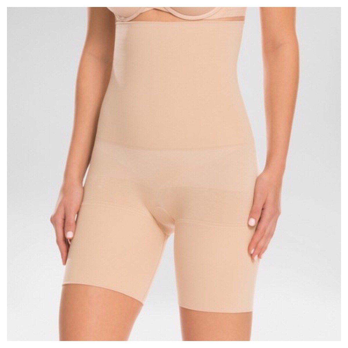 Assets By Spanx Remarkable Results Shaping High Waist Short Beige - Main Image
