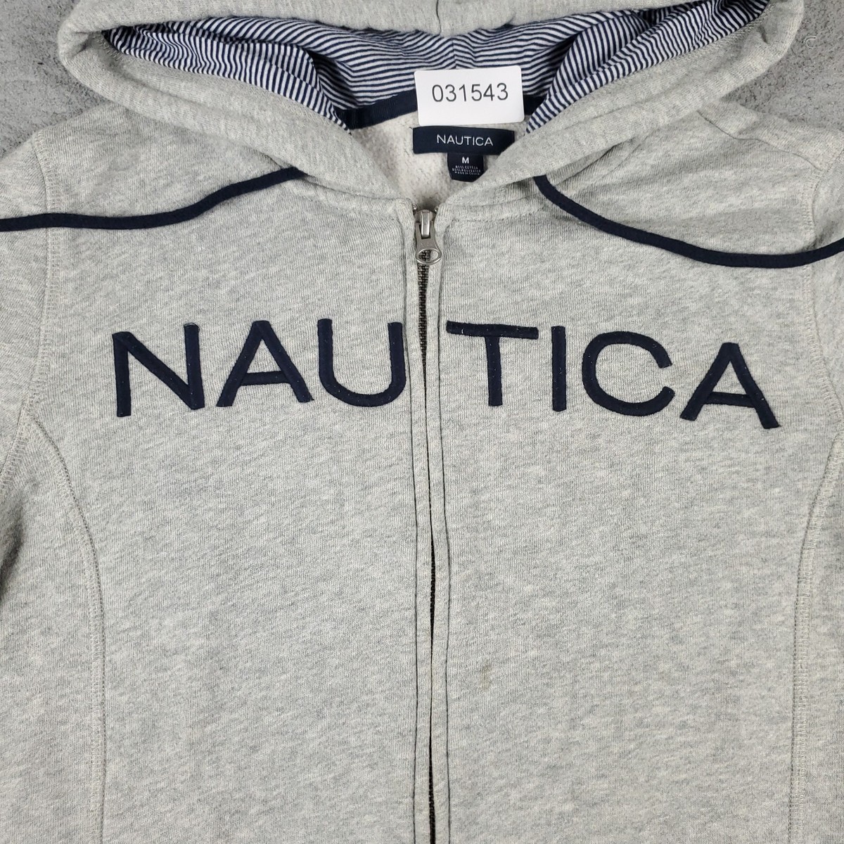 NAUTICA グレー ジャンパー Amazon.com: Nautica Boys Full Zip Jacket, Kangaroo Pockets, Made