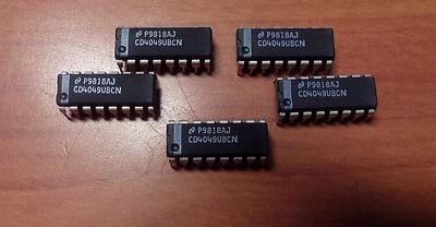 Lotto 10 Pezzi CD4049UBCN - Circuito Integrato CMOS Buffer Esagonale Fairchild DIP16