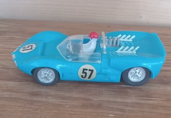 1960's ZEE Friction  Chapparel Race Car 2057. Great Condition. Works. 5.5" Long - Image 2 of 4