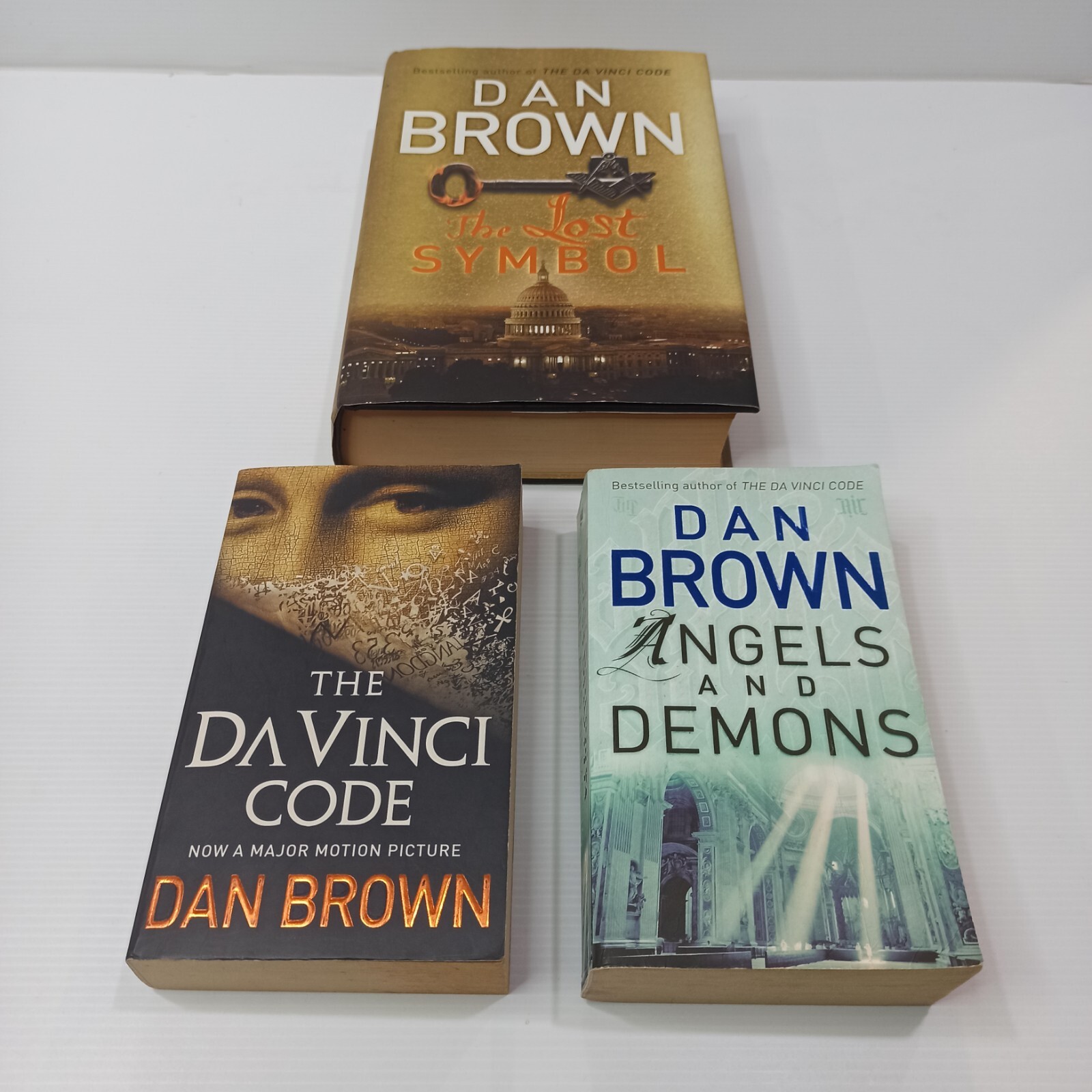 Lost Symbols Da Vinci Code Angels Demons Novel (3) Book Bundle by Dan