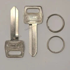 2x Blank Ignition Keys 1167FD H51 For Ford Lincoln Mercury Hummer with Ford Logo